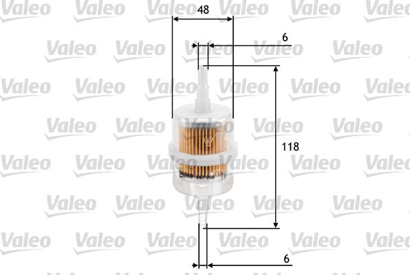 Valeo 587005 - Degvielas filtrs adetalas.lv