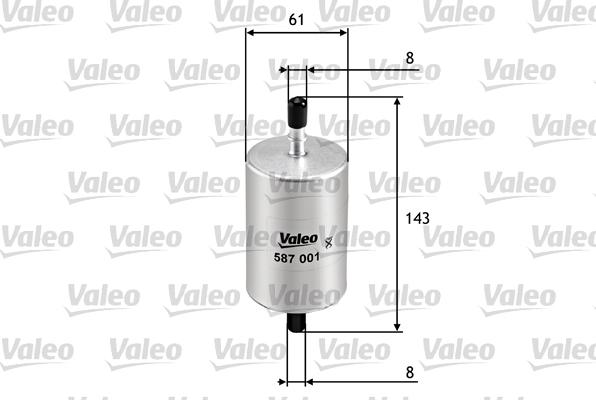 Valeo 587001 - Eļļas filtrs adetalas.lv