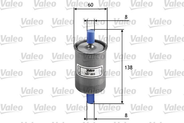 Valeo 587003 - Eļļas filtrs adetalas.lv