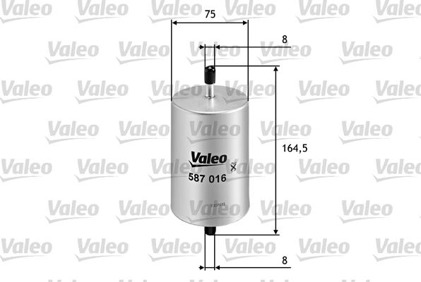 Valeo 587016 - Eļļas filtrs adetalas.lv