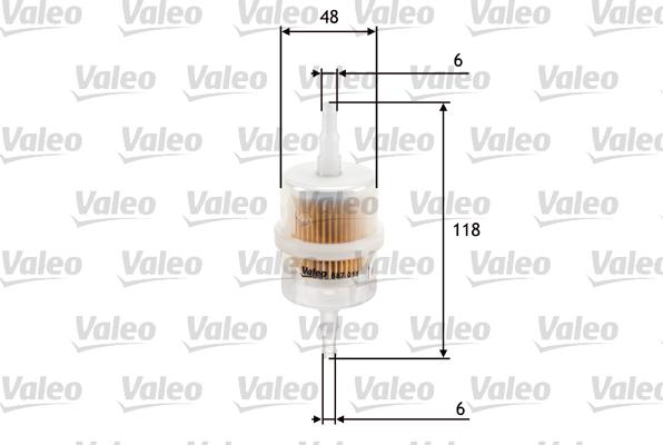 Valeo 587011 - Degvielas filtrs adetalas.lv