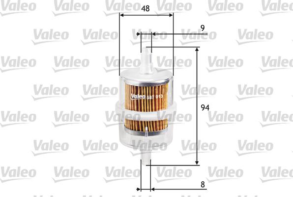 Valeo 587013 - Eļļas filtrs adetalas.lv