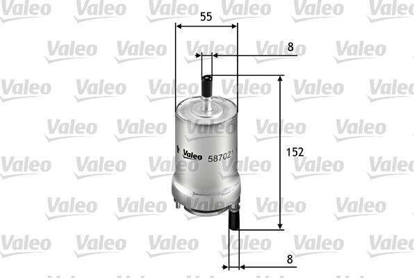 Valeo 587021 - Eļļas filtrs adetalas.lv