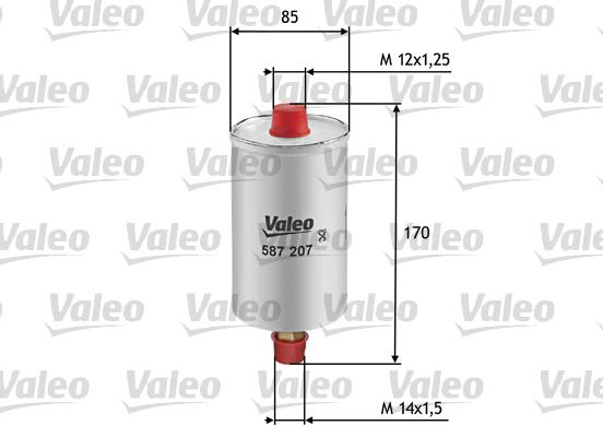 Valeo 587207 - Eļļas filtrs adetalas.lv