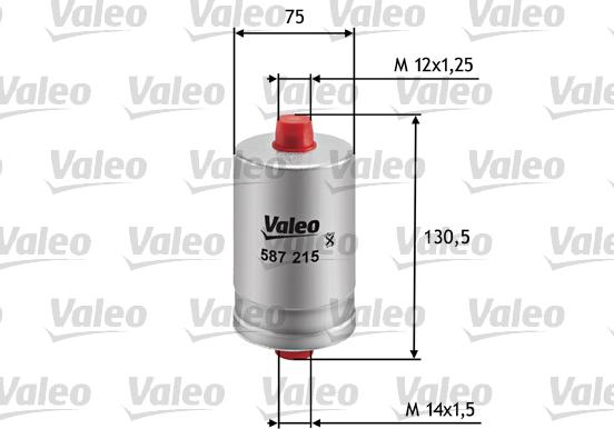 Valeo 587215 - Degvielas filtrs adetalas.lv