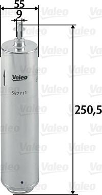 Valeo 587711 - Eļļas filtrs adetalas.lv