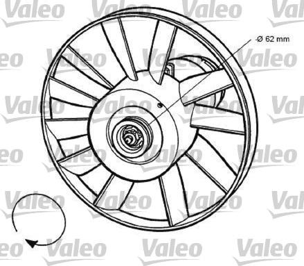 Valeo 696032 - Ventilators, Motora dzesēšanas sistēma adetalas.lv