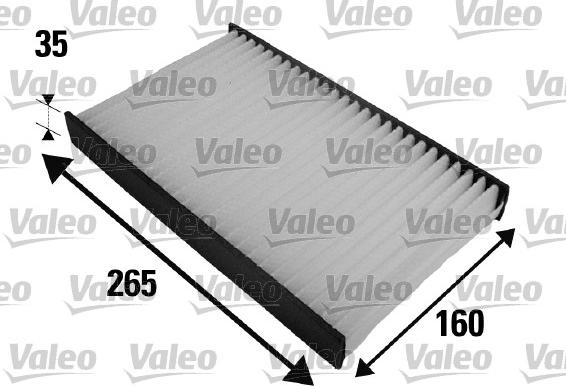 Valeo 698454 - Filtrs, Salona telpas gaiss adetalas.lv