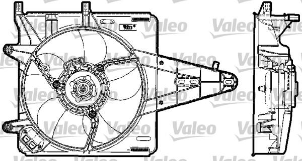 Valeo 698519 - Ventilators, Motora dzesēšanas sistēma adetalas.lv