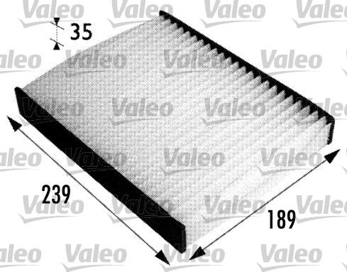 Valeo 698694 - Filtrs, Salona telpas gaiss adetalas.lv