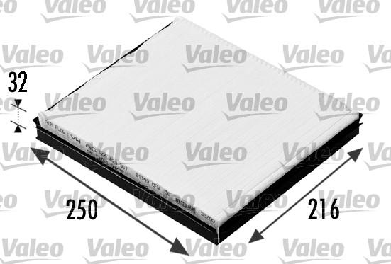 Valeo 698685 - Filtrs, Salona telpas gaiss adetalas.lv