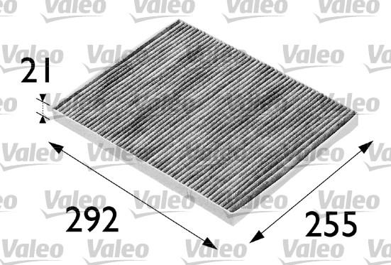 Valeo 698688 - Filtrs, Salona telpas gaiss adetalas.lv