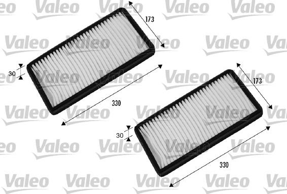 Valeo 698856 - Filtrs, Salona telpas gaiss adetalas.lv