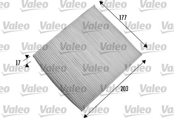 Valeo 698866 - Filtrs, Salona telpas gaiss adetalas.lv