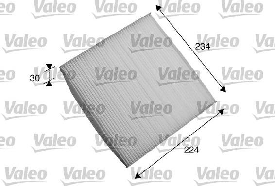 Valeo 698868 - Filtrs, Salona telpas gaiss adetalas.lv