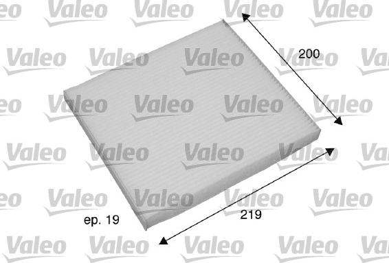 Valeo 698795 - Filtrs, Salona telpas gaiss adetalas.lv