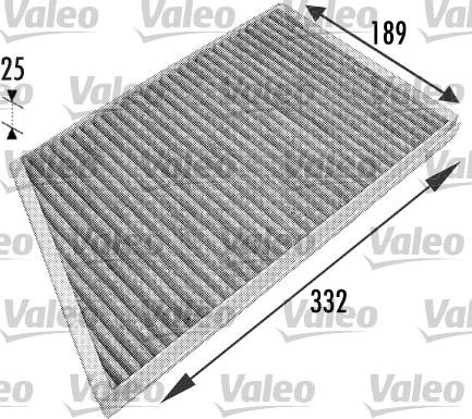 Valeo 698743 - Filtrs, Salona telpas gaiss adetalas.lv