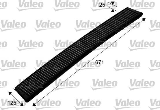 Valeo 698750 - Filtrs, Salona telpas gaiss adetalas.lv