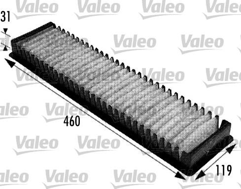 Valeo 698725 - Filtrs, Salona telpas gaiss adetalas.lv