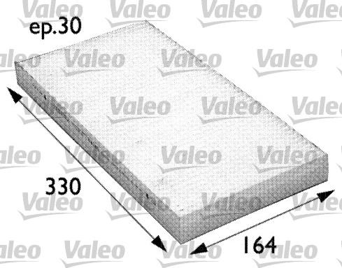 Valeo 698726 - Filtrs, Salona telpas gaiss adetalas.lv