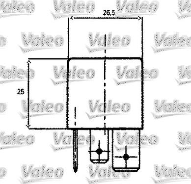 Valeo 643827 - Relejs, Darba strāva adetalas.lv