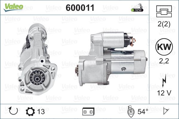 Valeo 600011 - Starteris adetalas.lv