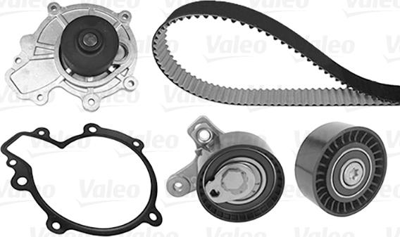 Valeo 614634 - Ūdenssūknis + Zobsiksnas komplekts adetalas.lv