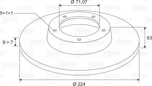 Valeo 186144 - Bremžu diski adetalas.lv