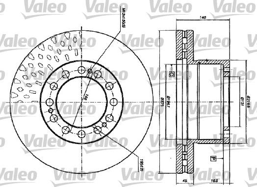 Valeo 187117 - Bremžu diski adetalas.lv