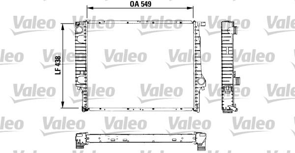 Valeo 819422 - Radiators, Motora dzesēšanas sistēma adetalas.lv