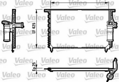 Valeo 816946 - Kondensators, Gaisa kond. sistēma adetalas.lv