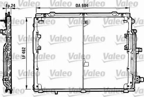 Valeo 816938 - Kondensators, Gaisa kond. sistēma adetalas.lv