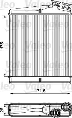 Valeo 811512 - Siltummainis, Salona apsilde adetalas.lv