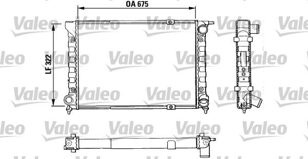 Valeo 883849 - Radiators, Motora dzesēšanas sistēma adetalas.lv