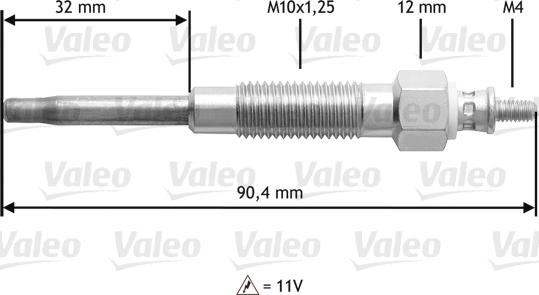 Valeo 345141 - Kvēlsvece adetalas.lv