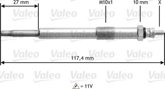 Valeo 345143 - Kvēlsvece adetalas.lv