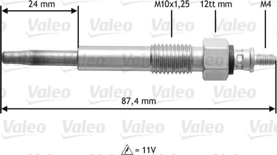 Valeo 345159 - Kvēlsvece adetalas.lv