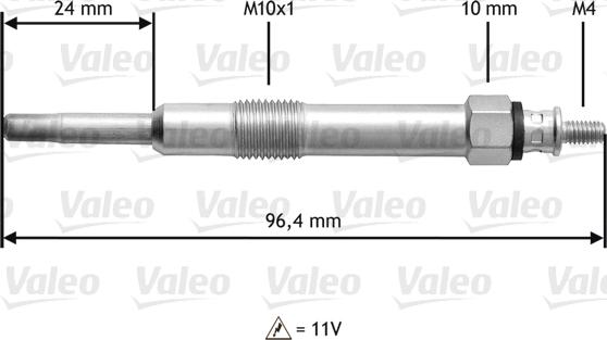 Valeo 345150 - Kvēlsvece adetalas.lv