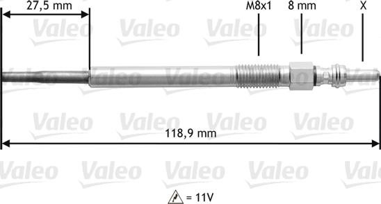 Valeo 345118 - Kvēlsvece adetalas.lv