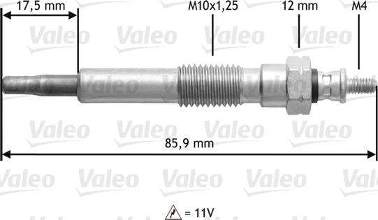 Valeo 345117 - Kvēlsvece adetalas.lv