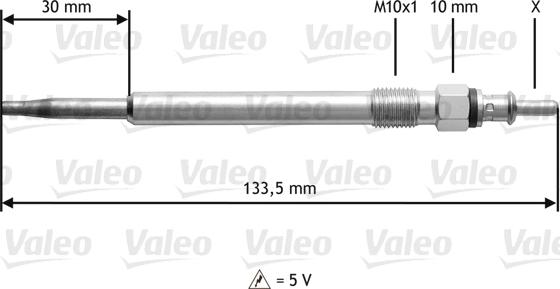 Valeo 345 188 - Kvēlsvece adetalas.lv