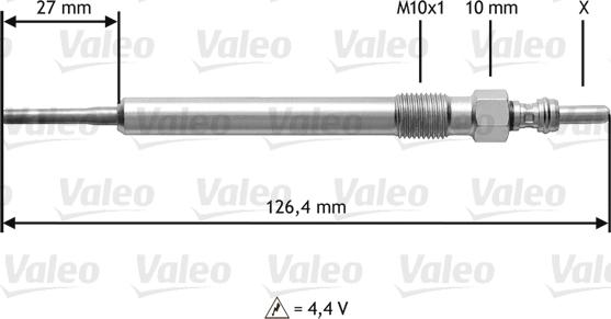 Valeo 345 183 - Kvēlsvece adetalas.lv