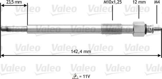 Valeo 345 187 - Kvēlsvece adetalas.lv