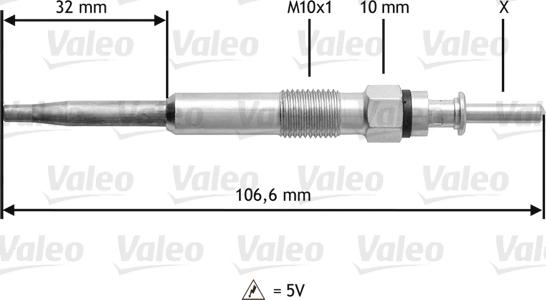 Valeo 345134 - Kvēlsvece adetalas.lv