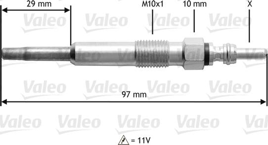 Valeo 345136 - Kvēlsvece adetalas.lv