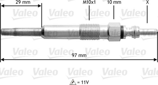 Valeo 345130 - Kvēlsvece adetalas.lv