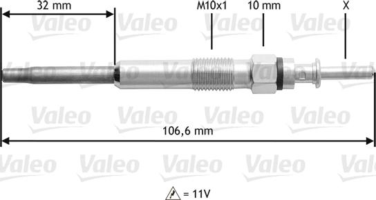 Valeo 345132 - Kvēlsvece adetalas.lv