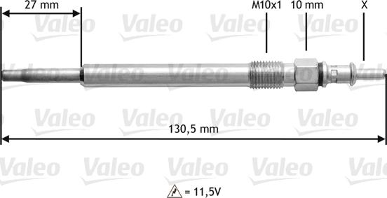 Valeo 345121 - Kvēlsvece adetalas.lv