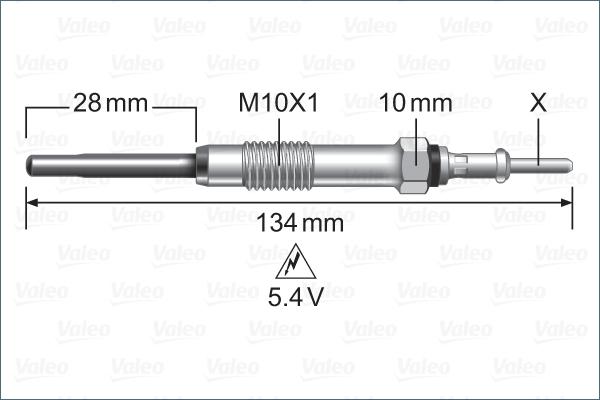 Valeo 345241 - Kvēlsvece adetalas.lv