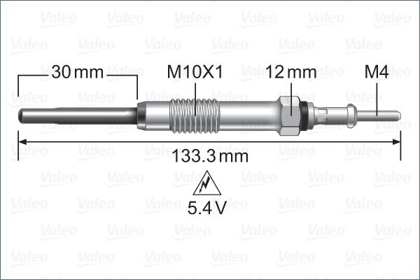 Valeo 345243 - Kvēlsvece adetalas.lv